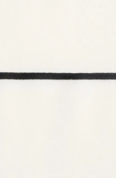 Mango Contrasting Low-rise Knitted Trousers Ecru In Animal Print