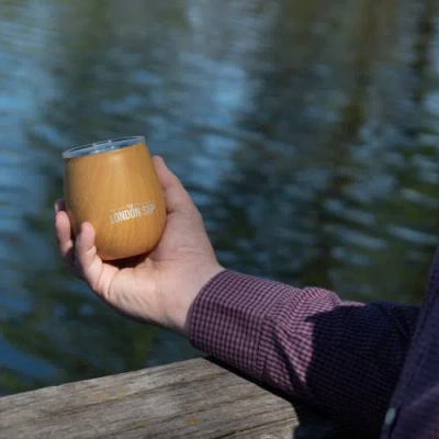 London Sip Yerba Mate Cup Set 8oz In Brown