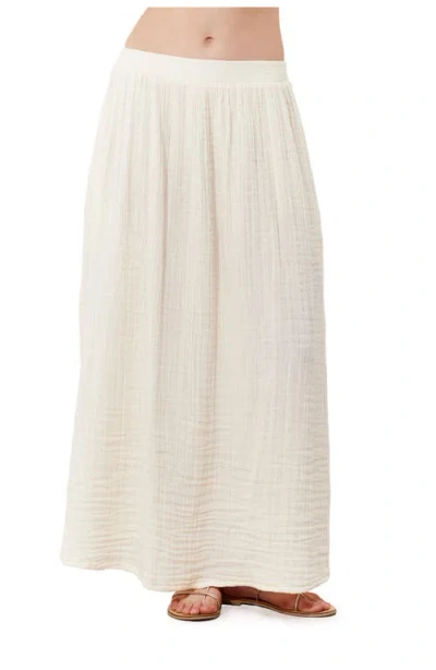 Gottex Beach Life Cloudshore Midi Skirt Cover-up In White