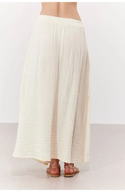 Gottex Beach Life Cloudshore Midi Skirt Cover-up In White