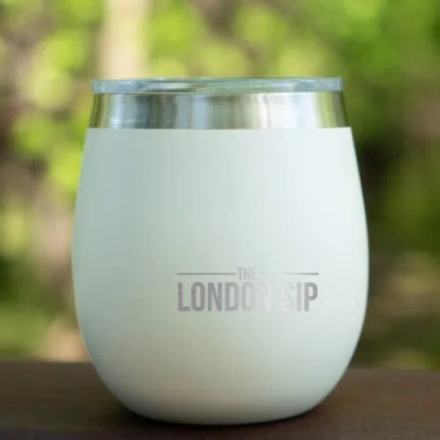 London Sip Yerba Mate Cup Set 8oz In White