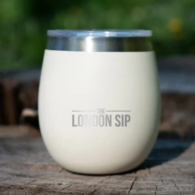 London Sip Yerba Mate Cup Set 8oz In White