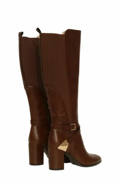 Belle & Bloom Breton Knee High Boot In Brown