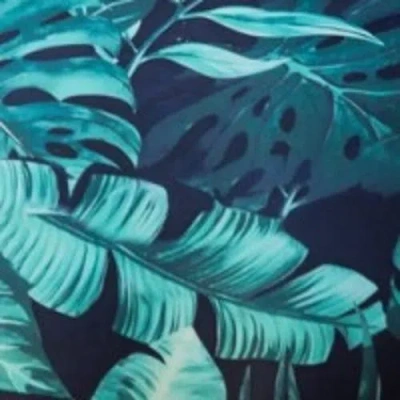 Fashion-szn Curve Plus Size Palm Print Bikini Set In Green