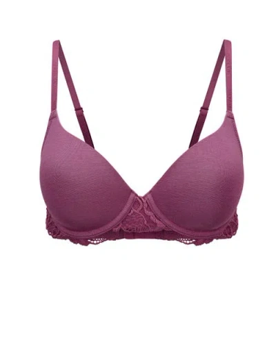 Adore Me Teagan Contour Full Coverage Bra In Purple