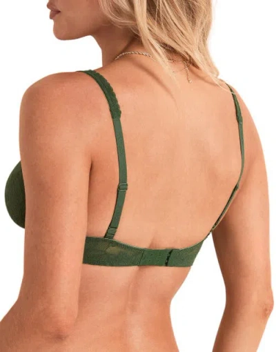 Adore Me Winona Unlined Full Coverage Bra In Green