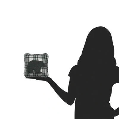 C & F Home C&f Home Bear Throw Pillow, 8" X 8" In Green