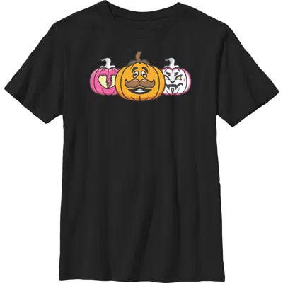 Fortnite Boy's  Halloween Character Jack-o'-lanterns  Graphic T-shirt In Black