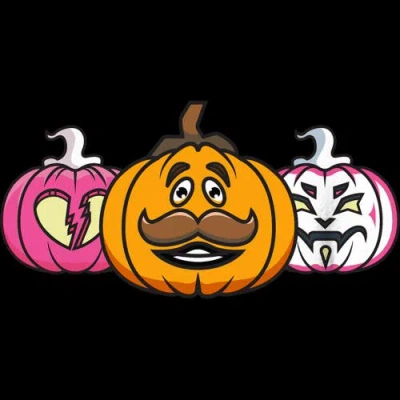 Fortnite Boy's  Halloween Character Jack-o'-lanterns  Graphic T-shirt In Black