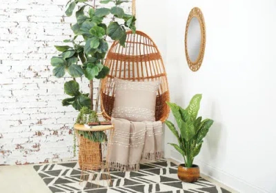 Carol & Frank Tabb Dune White Throw Blanket In Sand