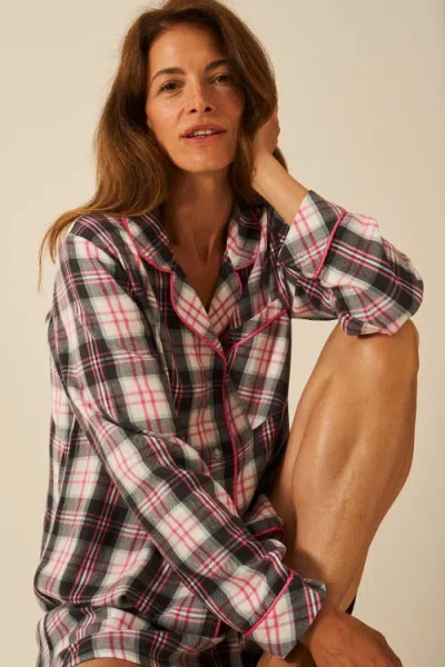 Stripe & Stare Ecovero Pyjama Top In Multi