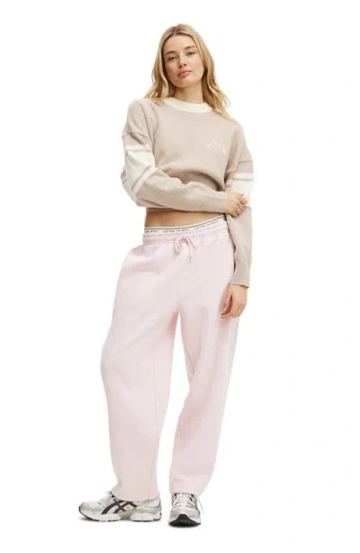 Cotton On Body Active Stripe Knit Pullover In Neutral