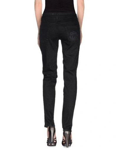 Shop Just Cavalli Denim Pants In Black