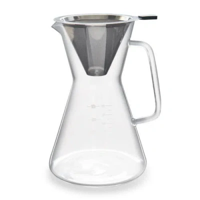 London Sip Pour Over Coffee 1200ml Set In Silver