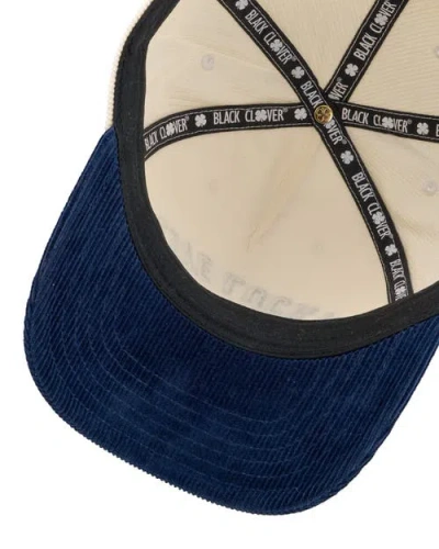 Black Clover Cord Upside Down Luck 3 Hat In Blue