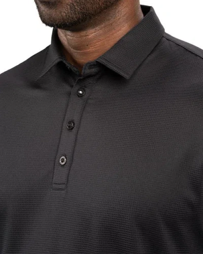Black Clover Crockett Polo In Black