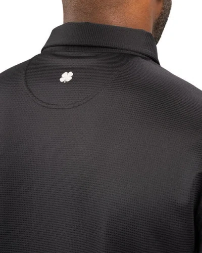 Black Clover Crockett Polo In Black