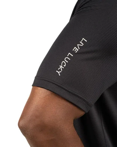 Black Clover Crockett Polo In Black