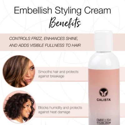 Calista Embellish Styling Cream In Transparent