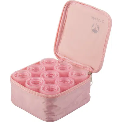 Calista Volumizing Soft Grip Rollers In Pink