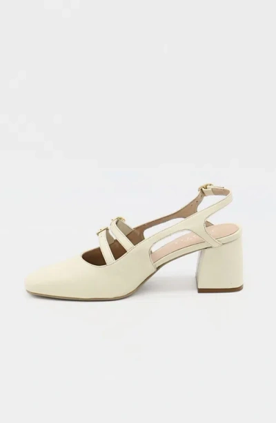 Stivali New York Marie Mary Jane Shoes In White