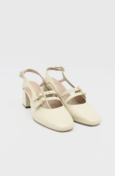 Stivali New York Marie Mary Jane Shoes In White