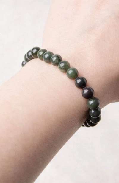 Tiny Rituals Nephrite Jade Energy Bracelet In Multi