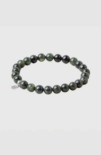 Tiny Rituals Nephrite Jade Energy Bracelet In Multi