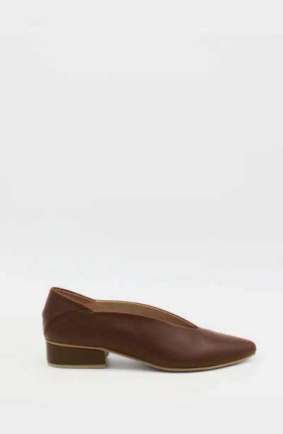 Stivali New York Louvre Slip On Loafers In Brown