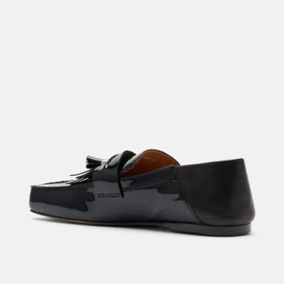 Marc Nolan Simone Patent Leather Tassel Loafers In Black