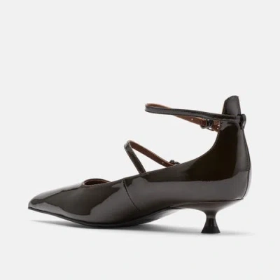 Marc Nolan Paige Patent Leather Kitten Heels In Green