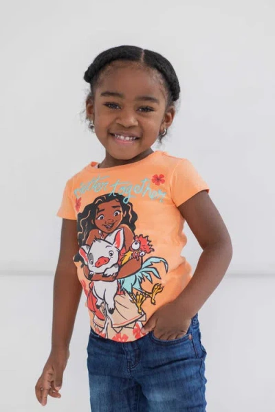 Disney Moana 3-pack T-shirts In Blue