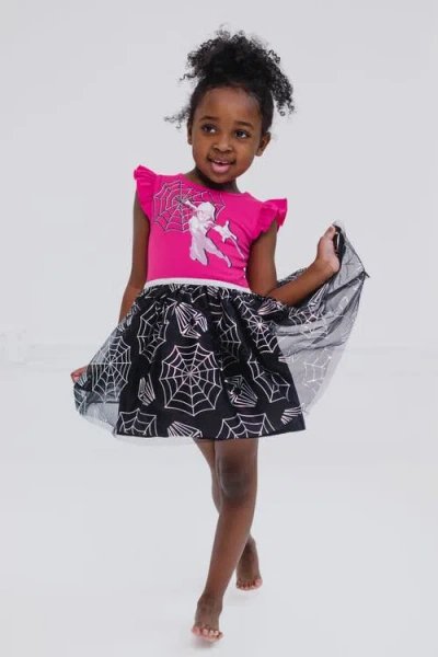 Marvel Spider-man Sleeveless Tulle Dress In Pink