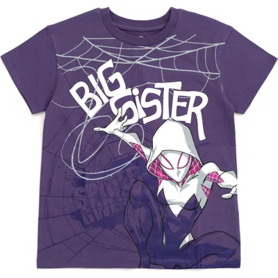 Marvel Spider-man Role T-shirt In Purple