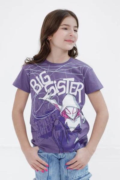 Marvel Spider-man Role T-shirt In Purple