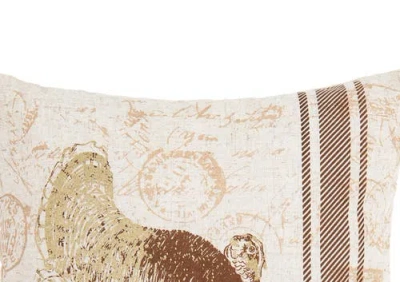 C & F Home C&f Home Thanksgiving Turkey Printed Accent Throw Pillow 18" X 18" In Multi