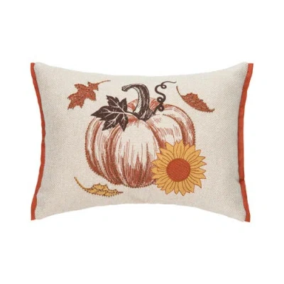 C & F Home C&f Home Harvest Time Pumpkin Embellished Fall Accent Pillow, 13" X 18" In Multi