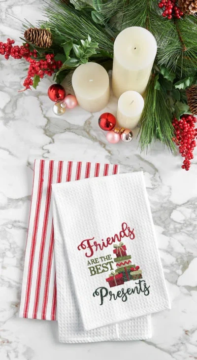 C & F Home C&f Home Friends Make The Best Presents Towel In White