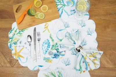 C & F Home C&f Home Marlowe Sound Table Runner In Multi