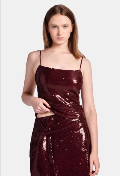 Kate Barton Sequin Column Tank In Multi