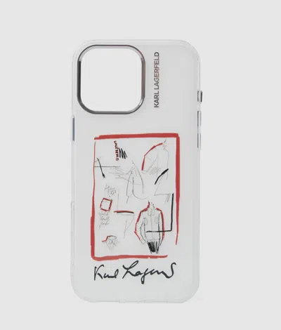 Karl Lagerfeld Karl Series Iphone 16 Pro Max Case In White