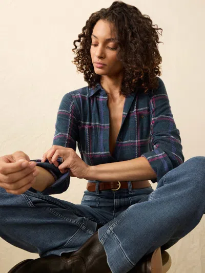 Faherty Legend Shirt In Blue