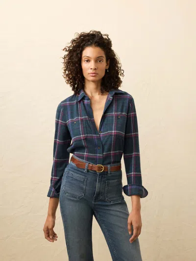 Faherty Legend Shirt In Blue