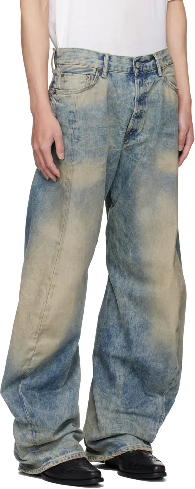 Acne Studios Blue 2006m Goldmine Jeans In Multi