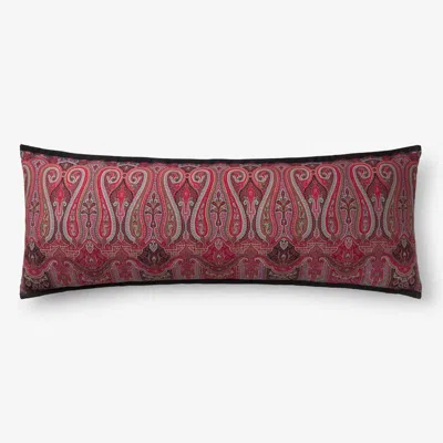 The Company Store Aadrika Decorative Lumbar Pillow Cover In Red