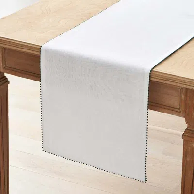 The Company Store Pom Fringe Table Runner In Multi