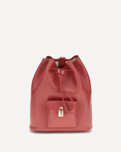Loro Piana Extra Drawstring L27 Backpack In Pink