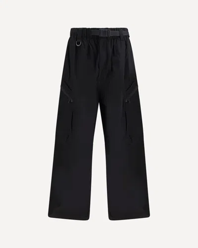 Y-3 Track Pants With Belt Detail And Pockets In Black