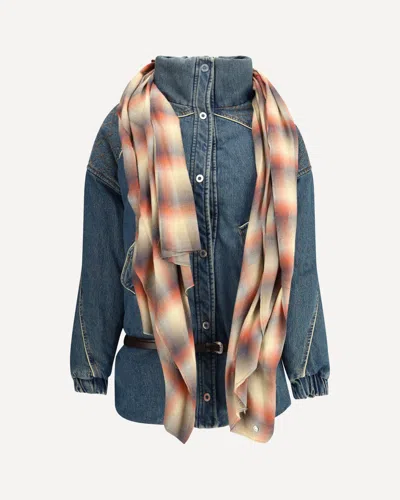 Marbell Amy Denim Jacket In Blue