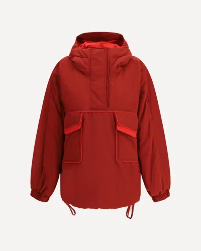 Marbell Zoe Anorak Jacket In Polyamide In Red